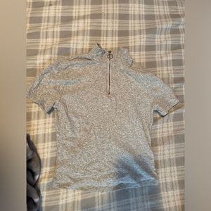 Garage quarter zip tee shirt